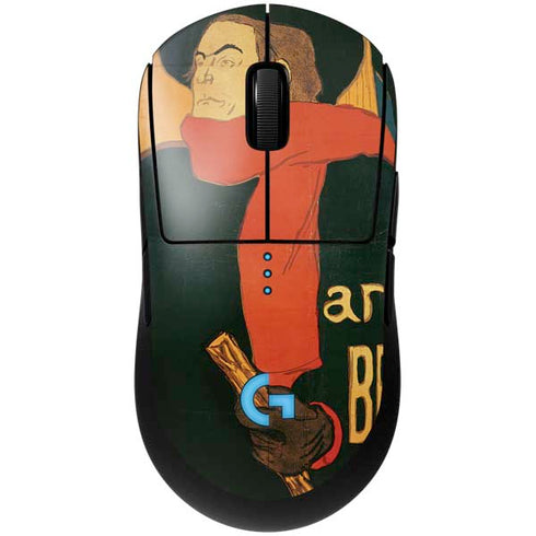 Henri Toulouse-Lautrec Ambassadeurs Aristide Bruant G Pro Wireless Gaming Mouse Skin